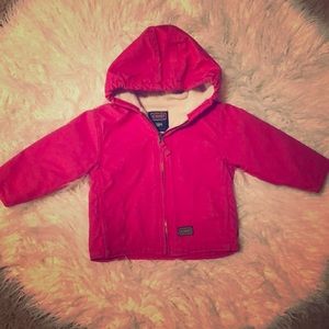 C.E. Schmidt Pink Sherpa Lined Jacket
